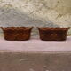 Duo of vintage planters