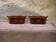 Duo of vintage planters