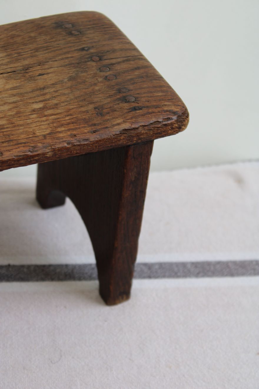 Small wooden stool