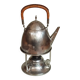Silver plated EMF teapot and burner