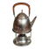 Silver plated EMF teapot and burner