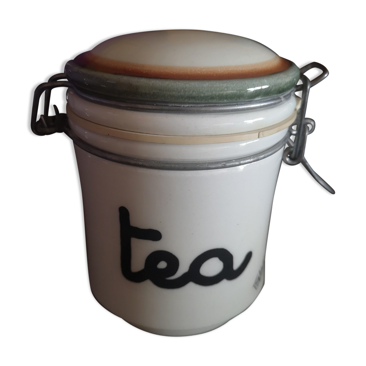 Baldelli Italian ceramic tea pot. numbered. 1970s