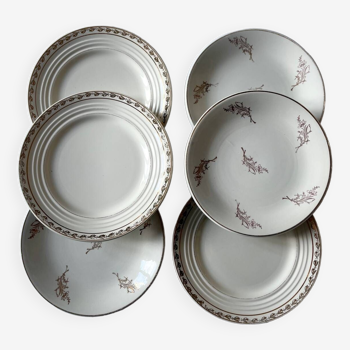 Assorted dessert plates