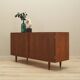Walnut cabinet, Danish design, 1970s, designer: Carlo Jensen, manufacturer:
