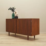 Walnut cabinet, Danish design, 1970s, designer: Carlo Jensen, manufacturer:
