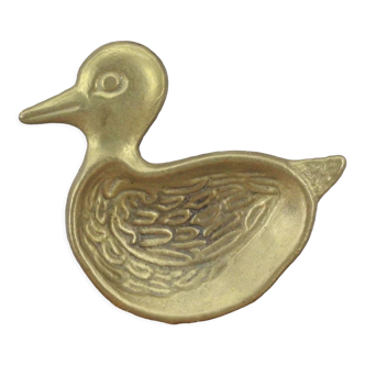 Empty brass duck pocket