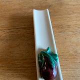 Set of 12 ceramic vegetable knife holders from Vallauris