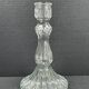 Molded glass candle holder trendy 22.5 cm