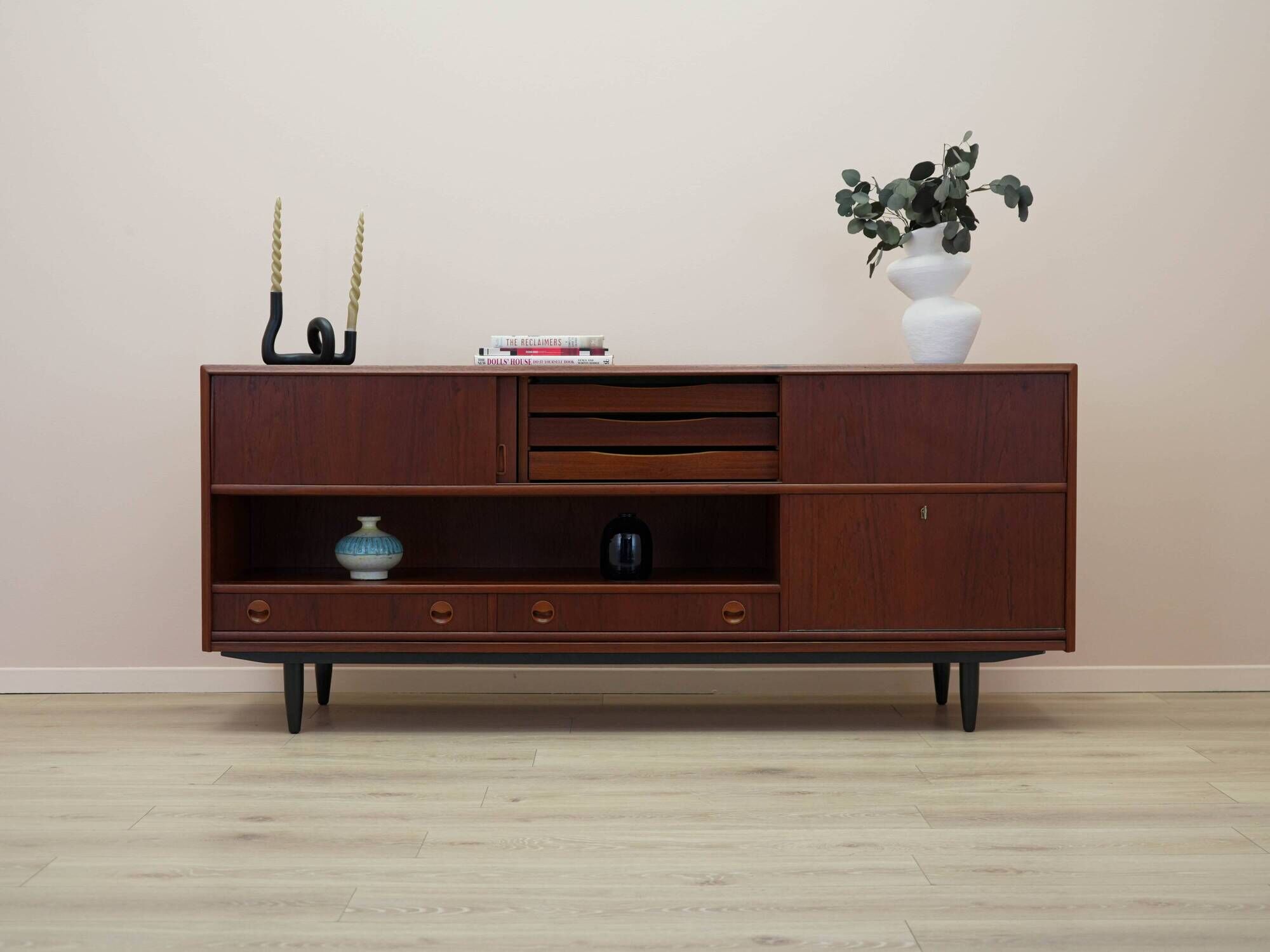 Teak sideboard, Danish design, 1970s, made in Denmark