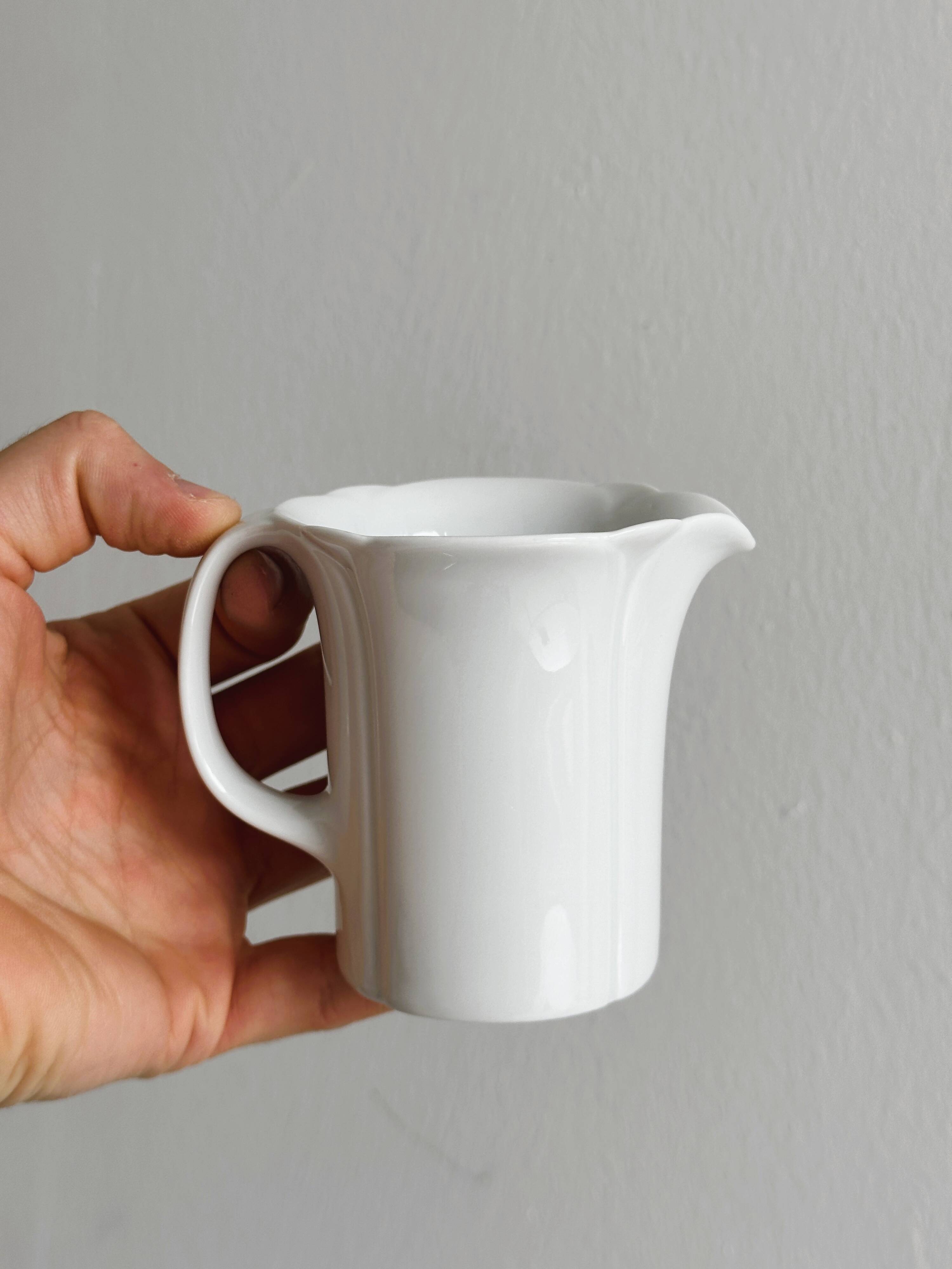 Vintage white porcelain sauce boat