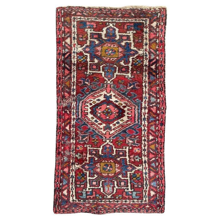 Mid-century Heriz carpet 116x62 cm