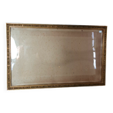 Old frame wood stucco gilding original 67x42 foliage 63x38 cm + glass SB