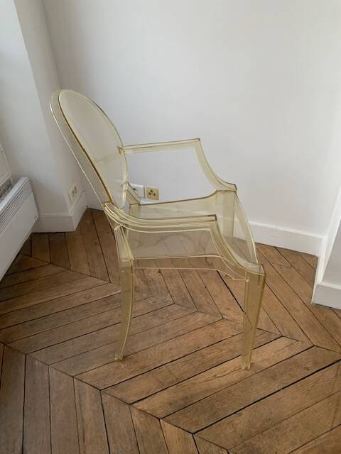 4 Kartell Louis Ghost Chairs