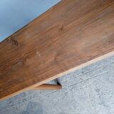 Bench 120 cm old solid wood with patina