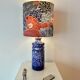 Lampe vase en céramique veb haldensleben – rda | pièce unique recyclée