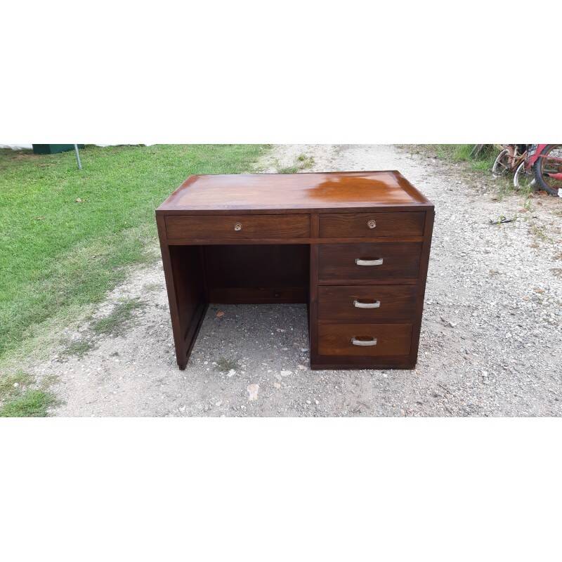 Bureau bois chêne année 30