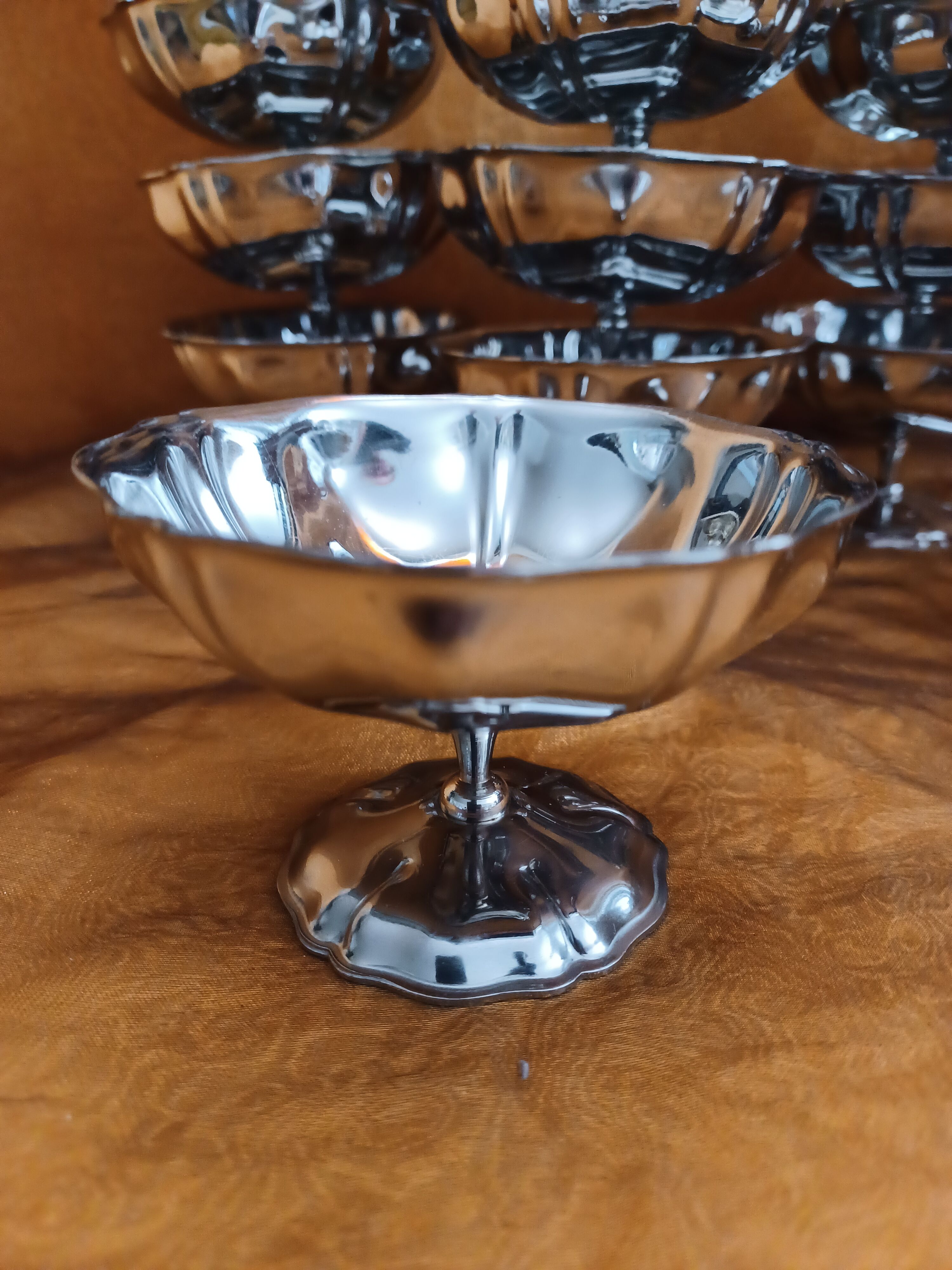 11 Stainless steel dessert ice cream cups