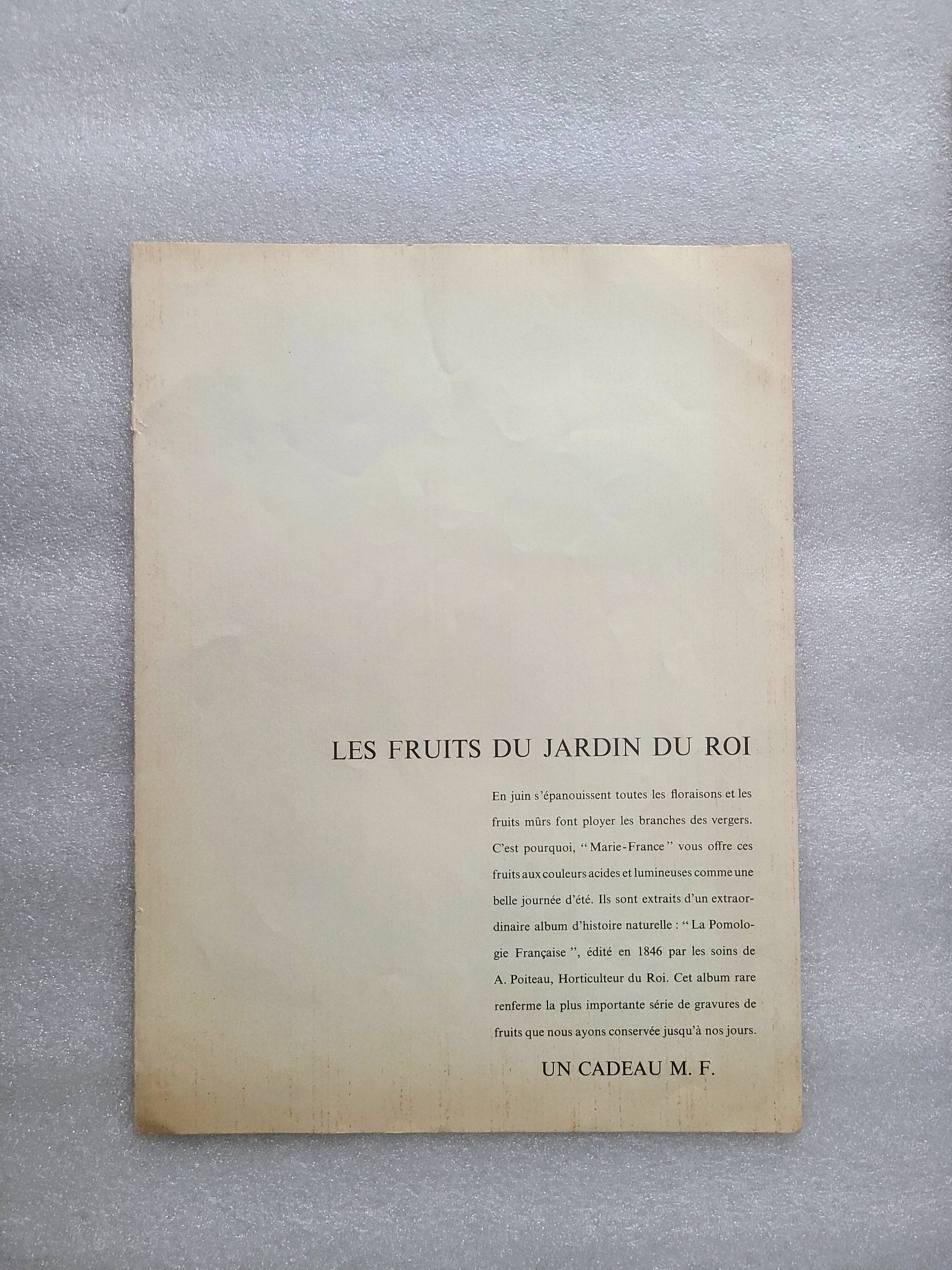 Posters The fruits of the king's garden and the fruits of autumn