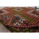 1970s Vintage Turkish Hand-Knotted Wool Cotton Brown Area Rug 159x278