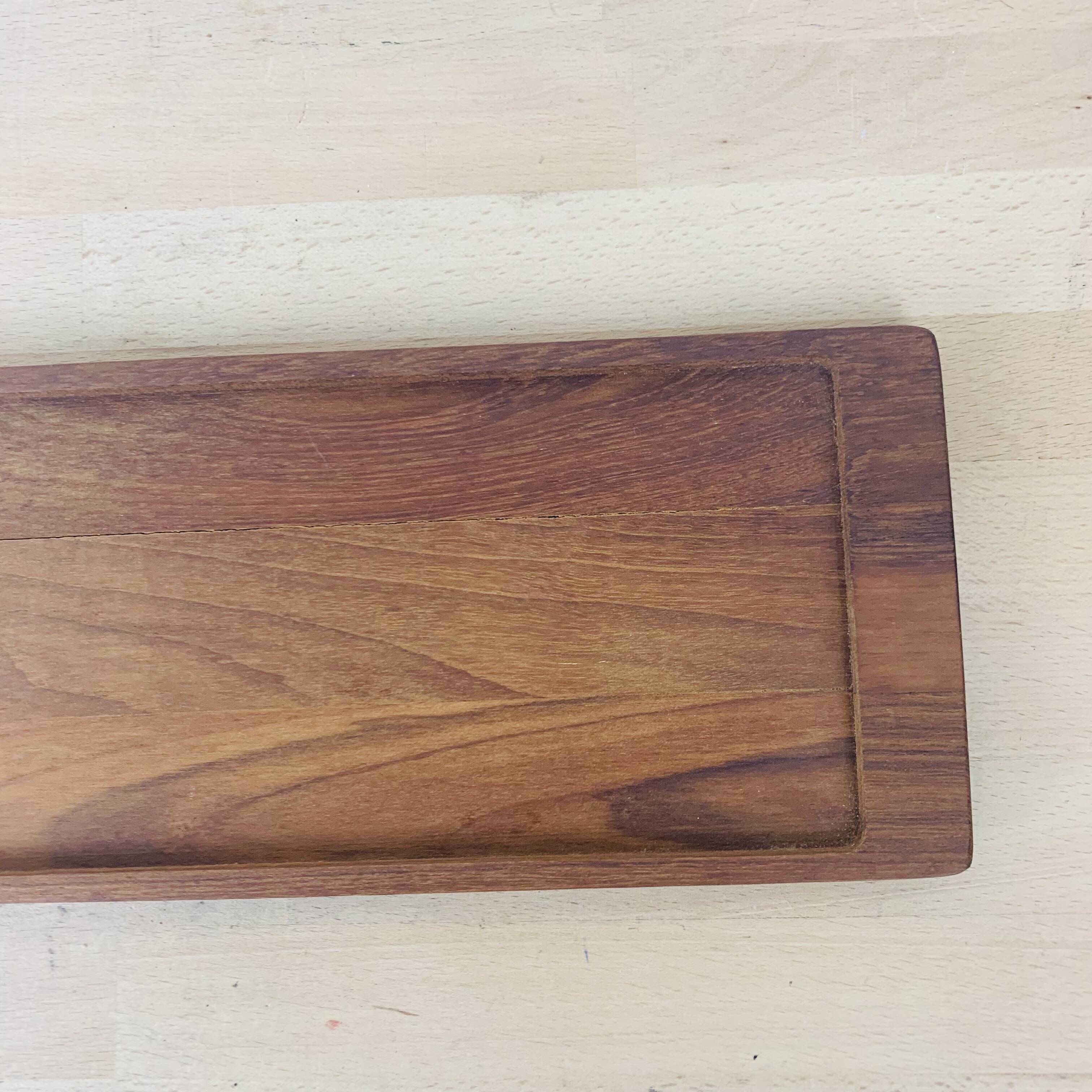 Scandinavian Danish teak tray from the 60s