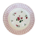 Floral patterned plate with rose buds Sarreguemines Digoin