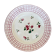 Floral patterned plate with rose buds Sarreguemines Digoin
