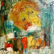 Vintage abstract painting