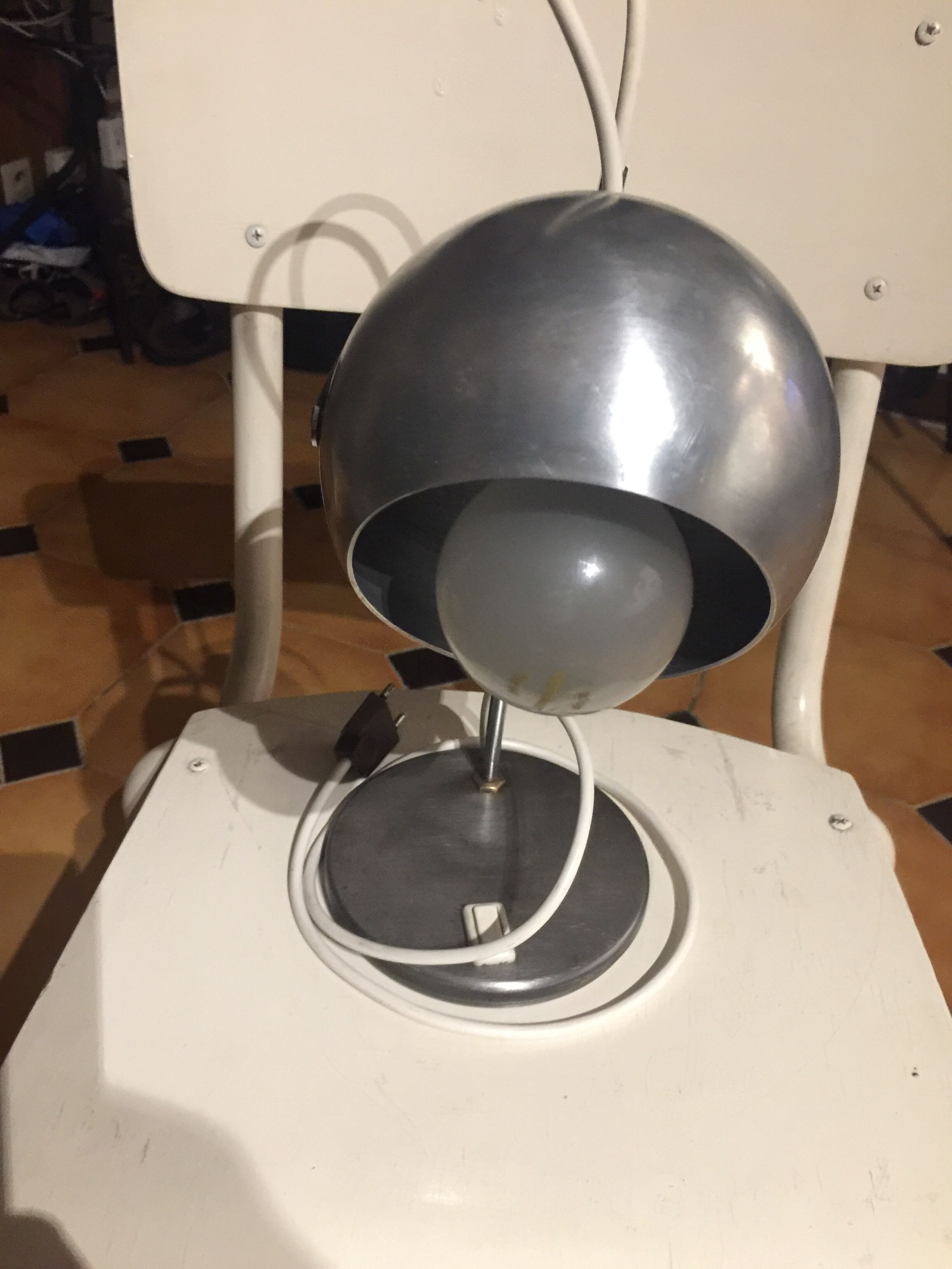 The 1970s 'Eye Ball' desk lamp