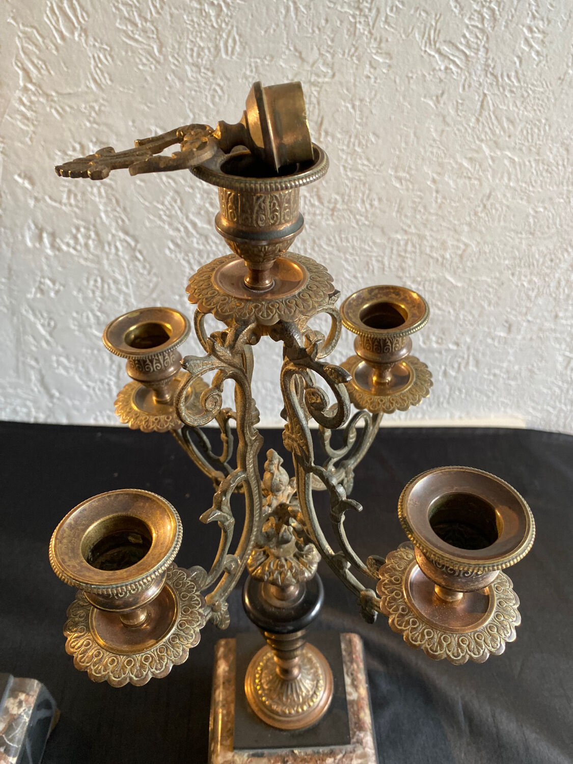 Dessus de cheminée 3 pièces époque Napoléon III
