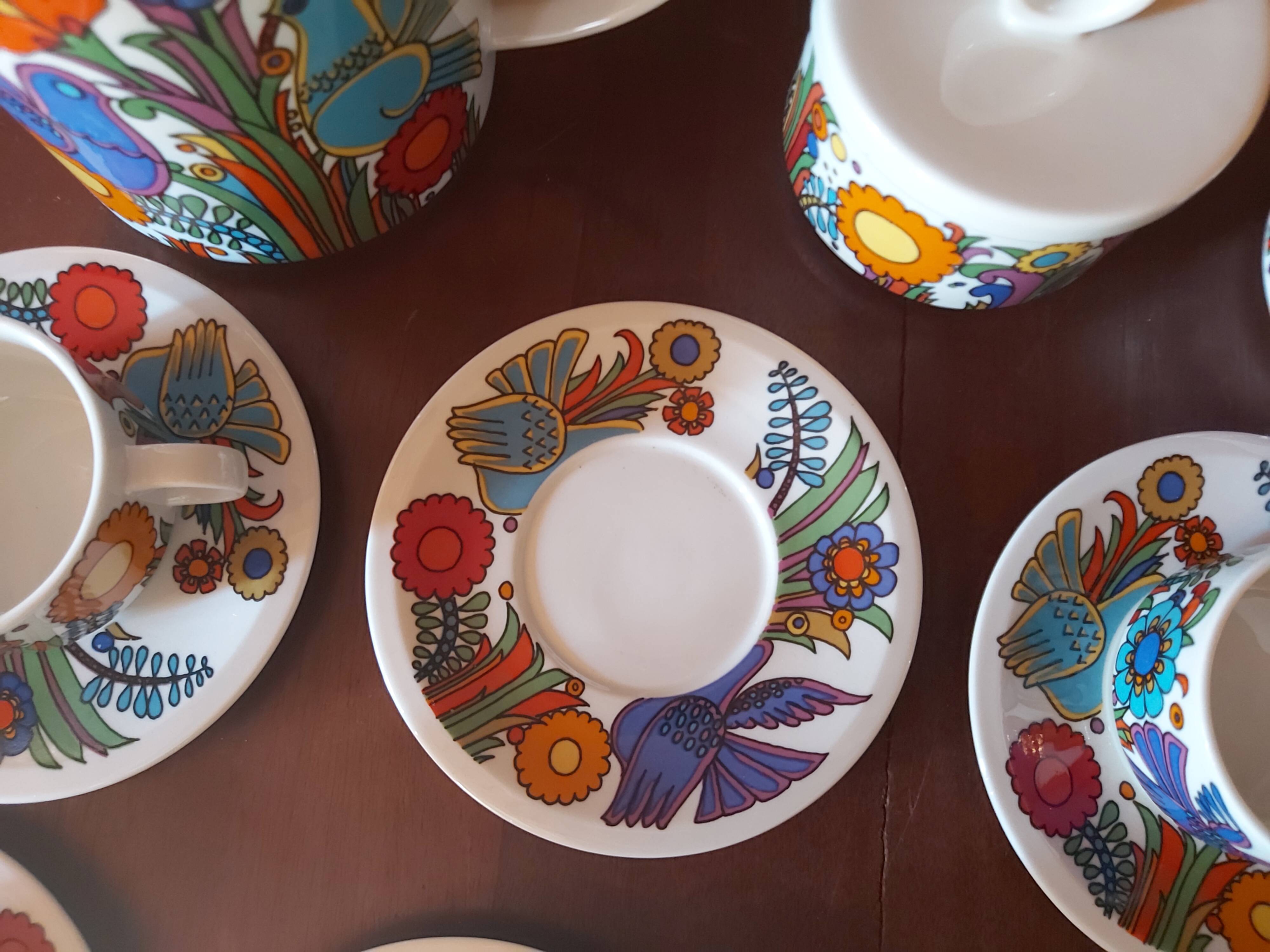 Tea set Villeroy and Boch model Acapulco