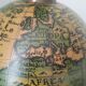 Vintage globe desk lamp base