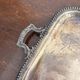 Silver Plated Metal Tray Louis XVI Style 1920 Gordon Hanse Pattern