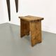 Solid pine stool