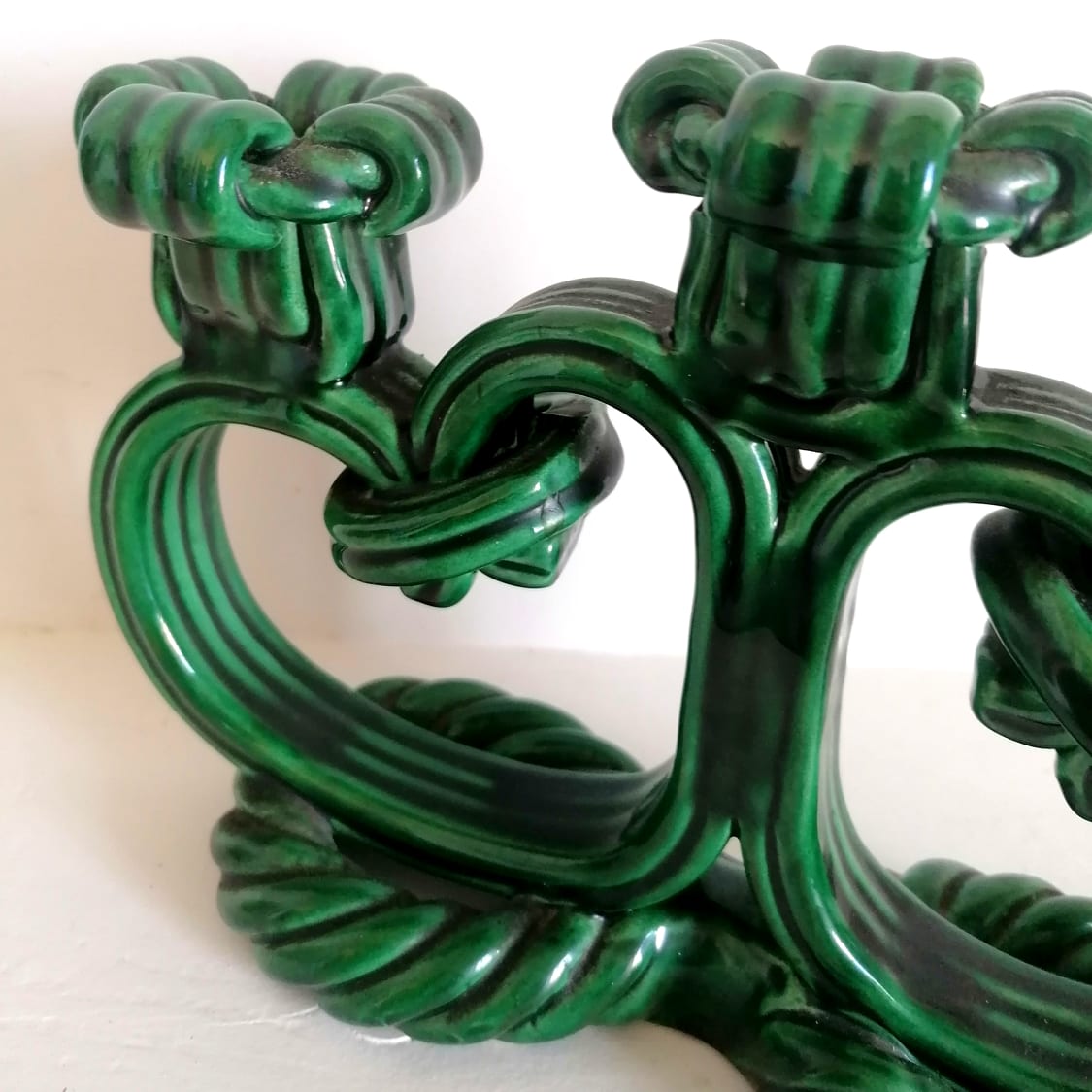 Candle holder slurry style Vallauris, 1950