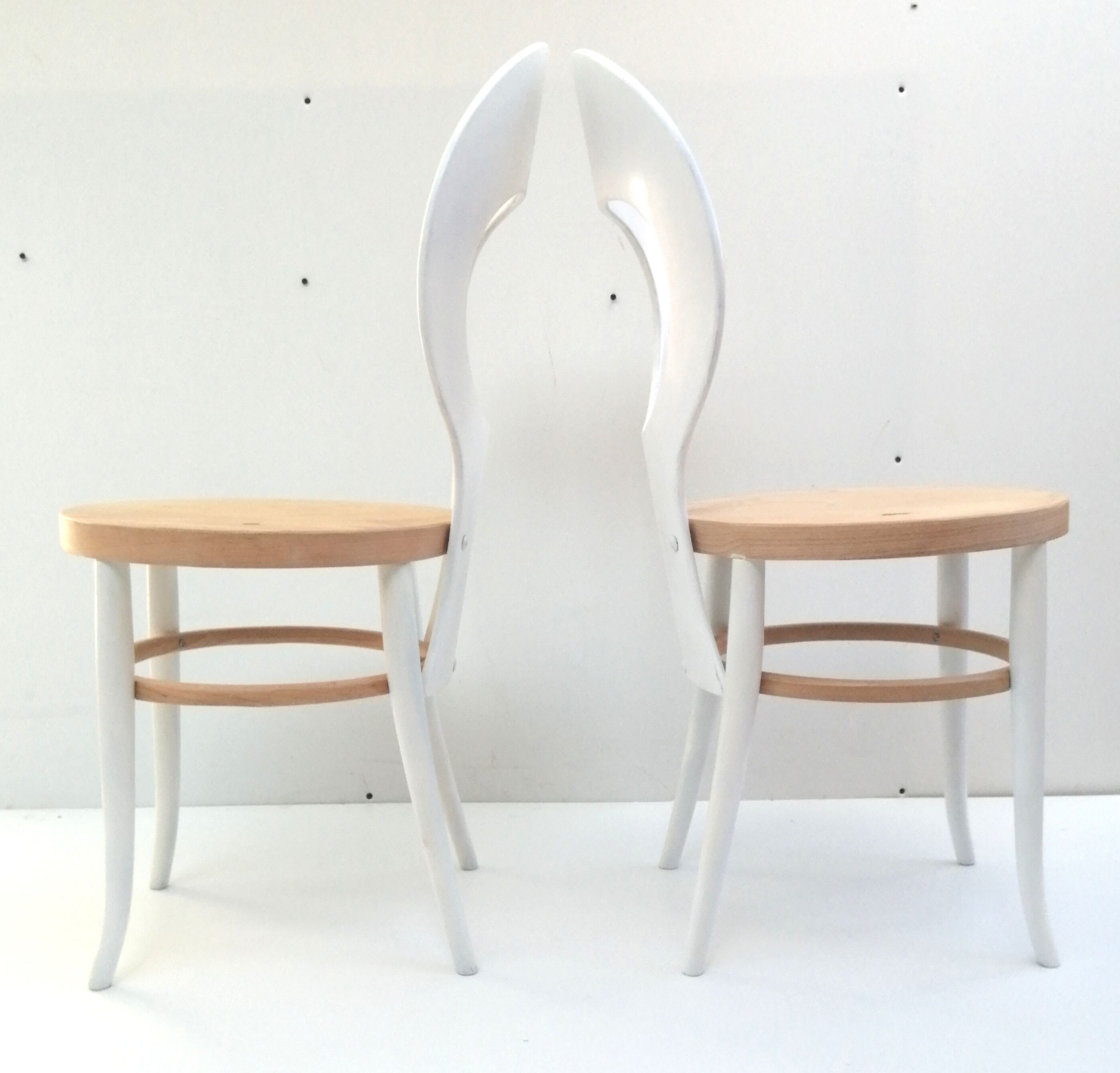 Pair of vintage chairs model "seagull" from Baumann 1950