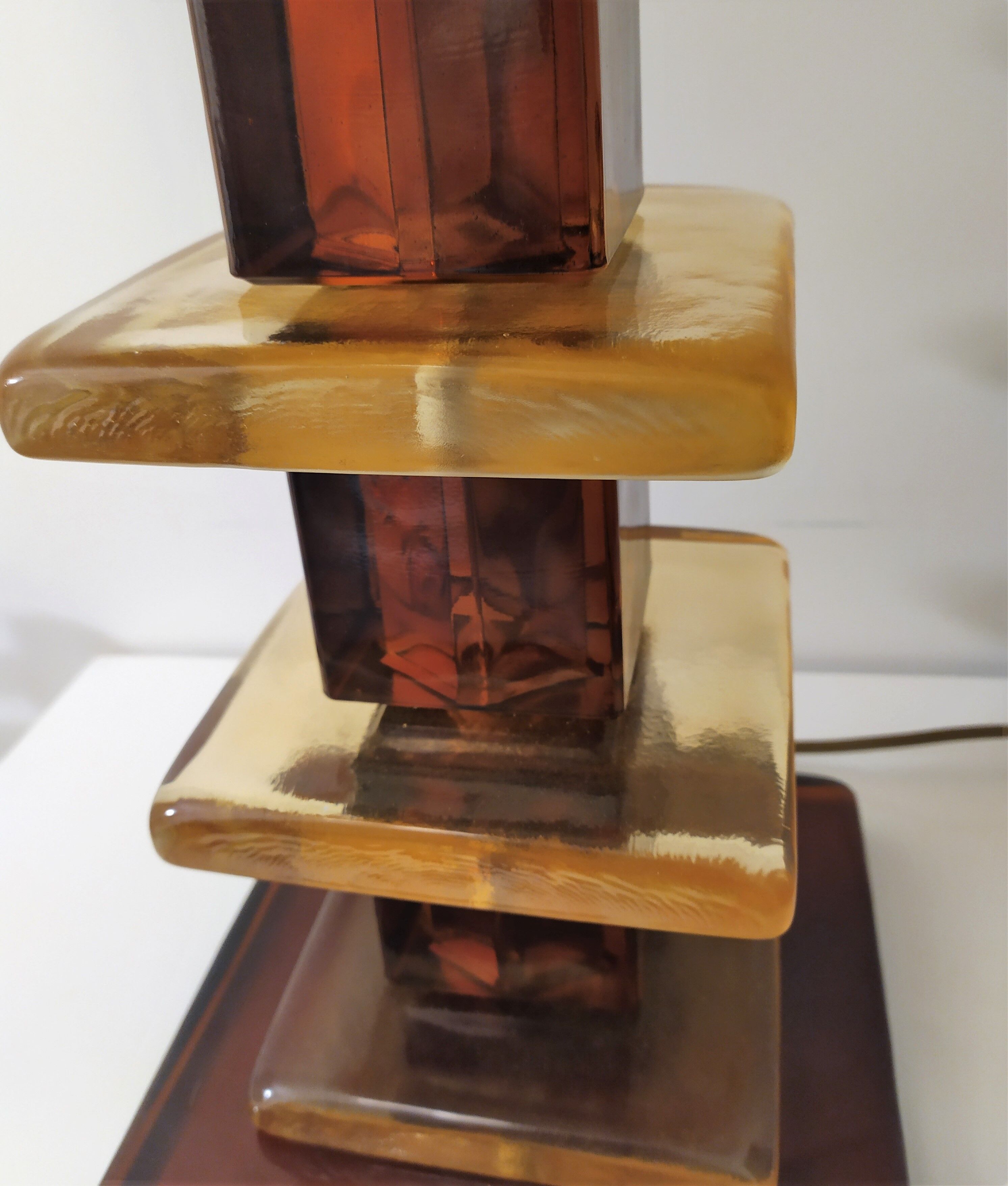 Imposing Murano glass lamp