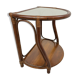 Table d'appoint en bambou style Mid-Century Modern par Gervasoni