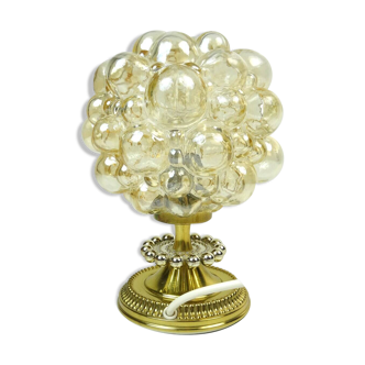 Rare Original Bubble Glass Desk Lamp by Helena Tynell