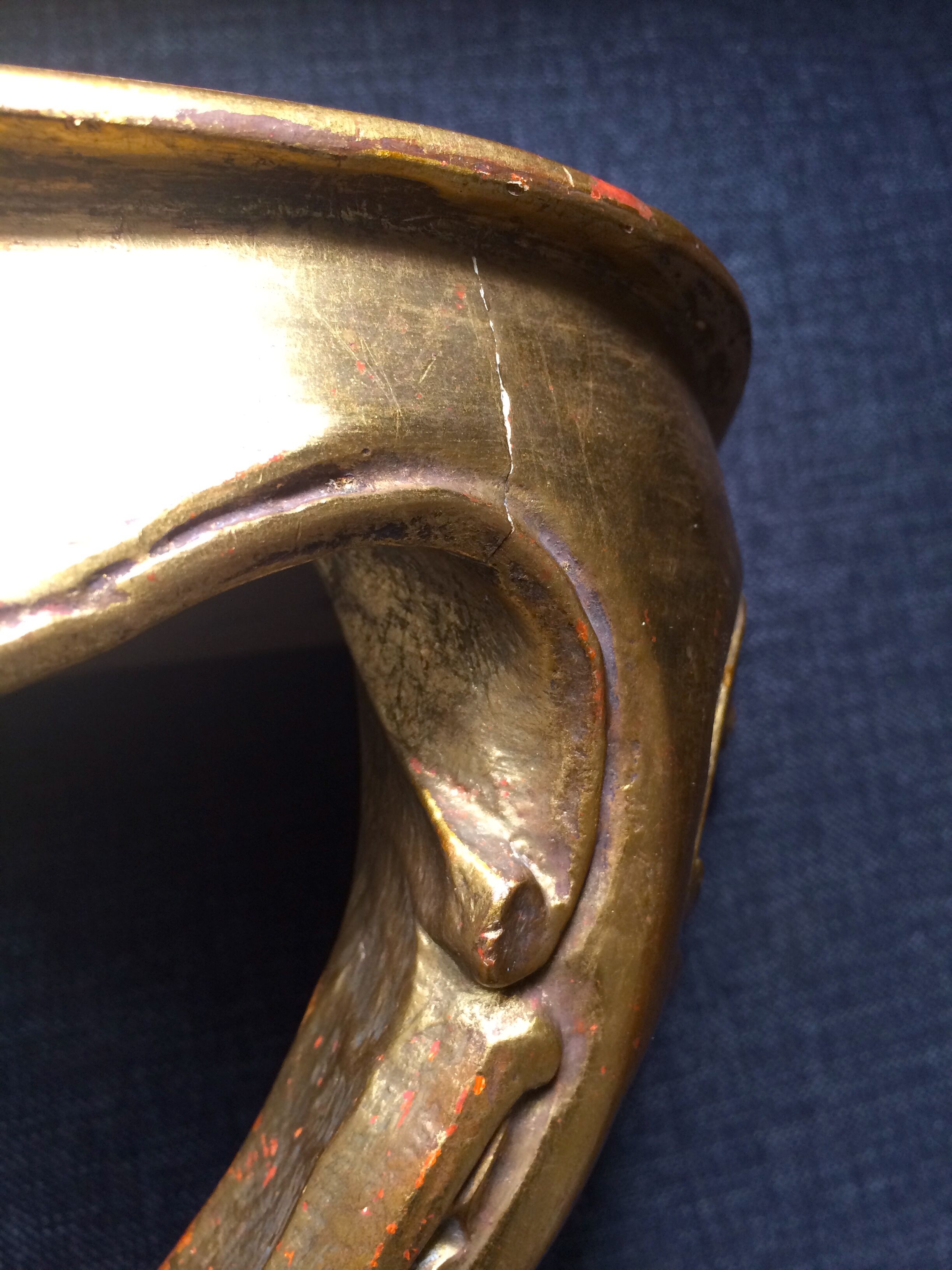 Angle wall console table