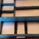 Silver metal housewife of the 50s shell model 76 pieces in its box