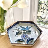 Ceramic plate Ken Edwards Tonala Mexico 1970