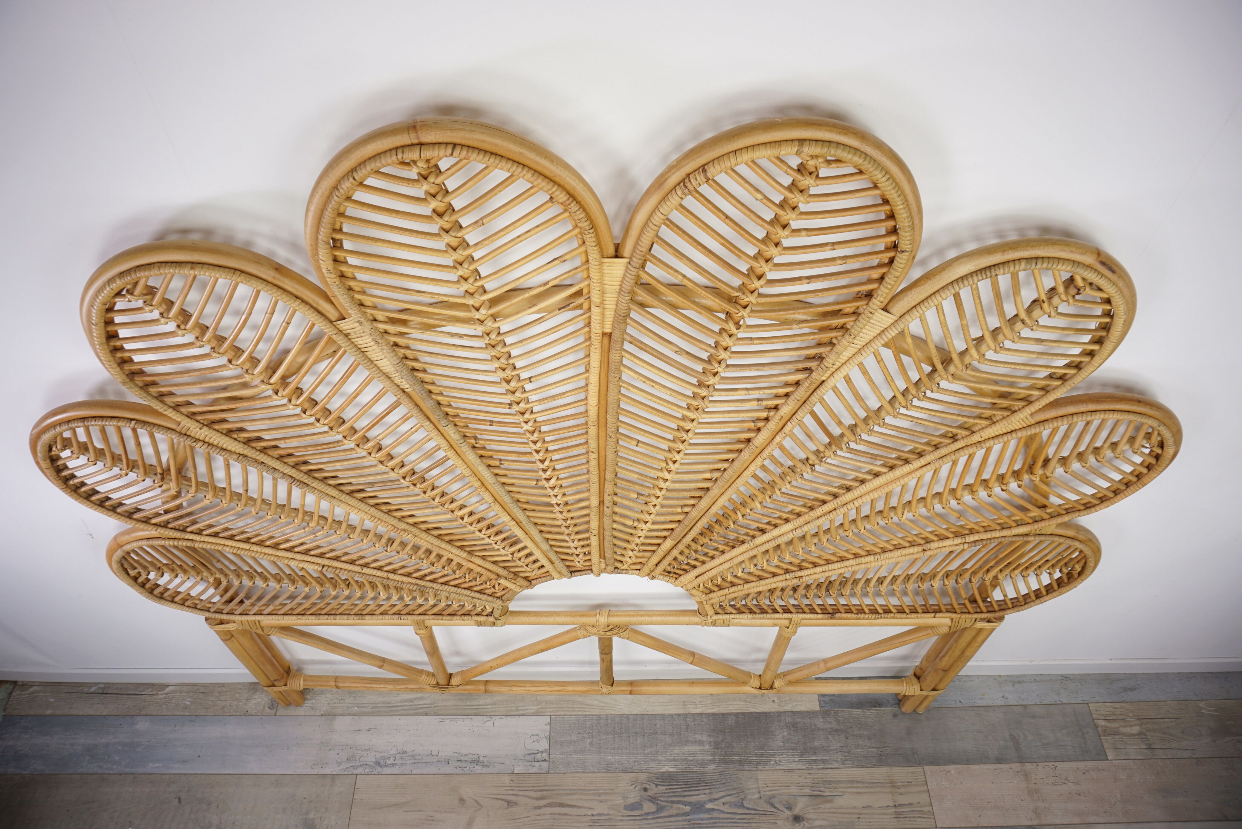 Rattan headboard
