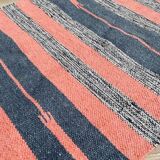 Tapis Kilim coton Années 1980