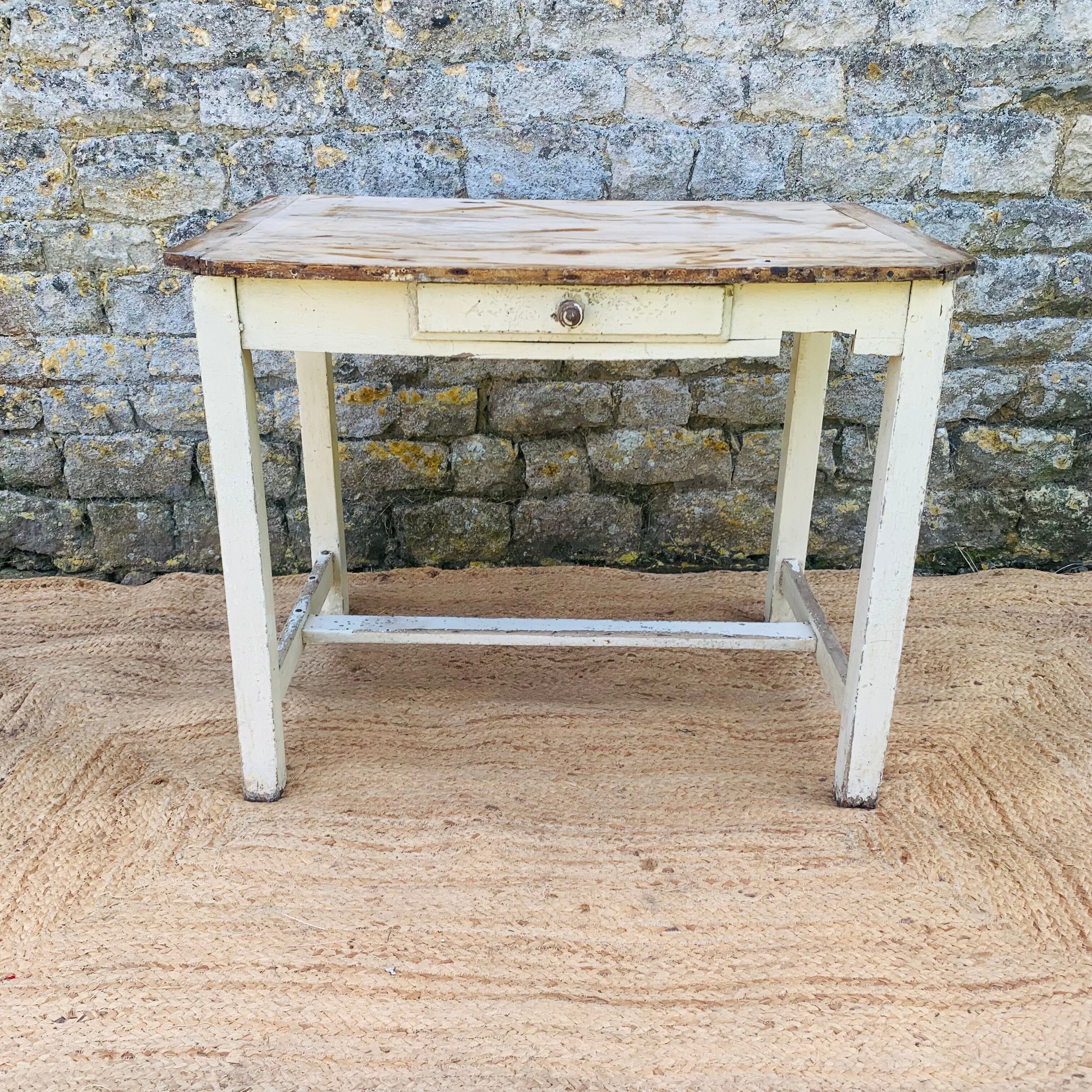 Old farmhouse table
