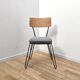 Set of 4 industrial chairs, Manufactori