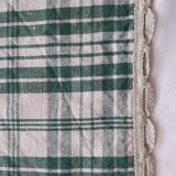 Rectangular linen tablecloth