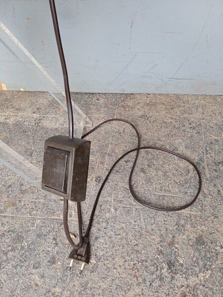Large foot of openwork ceramic lamp ep 1960