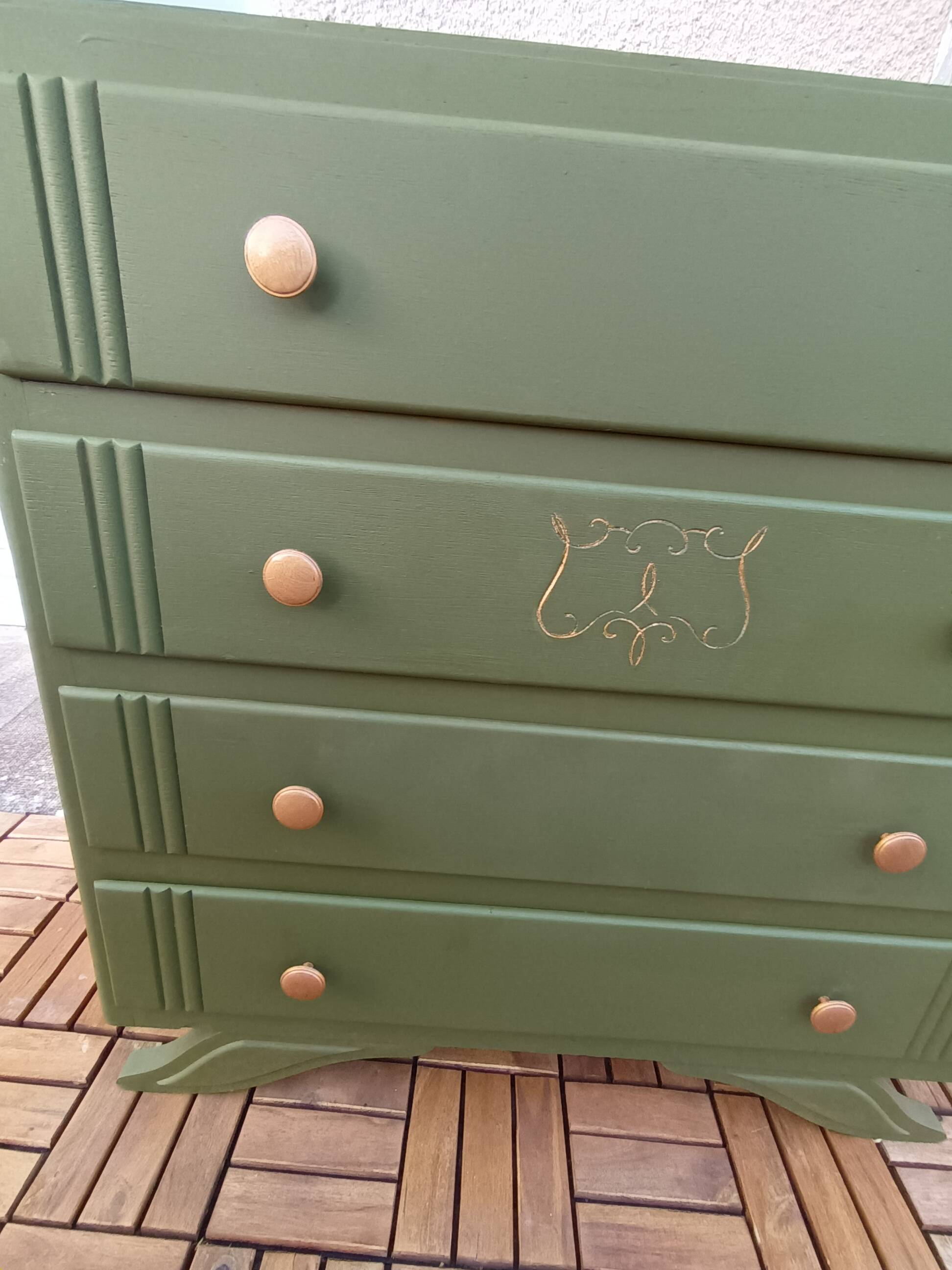 Revamped vintage chest of drawers