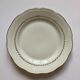 Lot 6 plates - white/golden porcelain