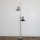 1970s double spotlight floor lamp in the style of Alain Richard